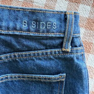 B sides Plein high rise straight leg jeans